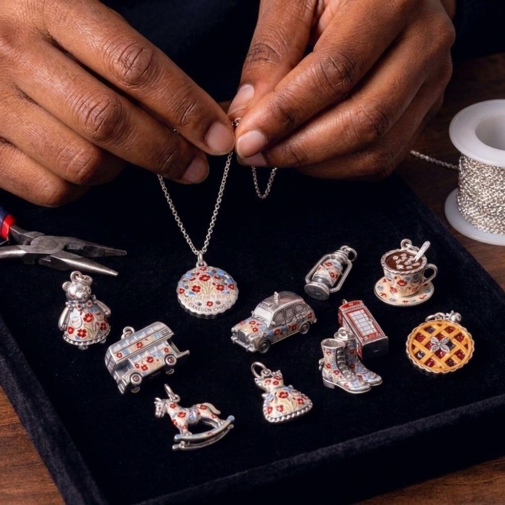 Jewelry Making London - Adorables colgantes de acero inoxidable con