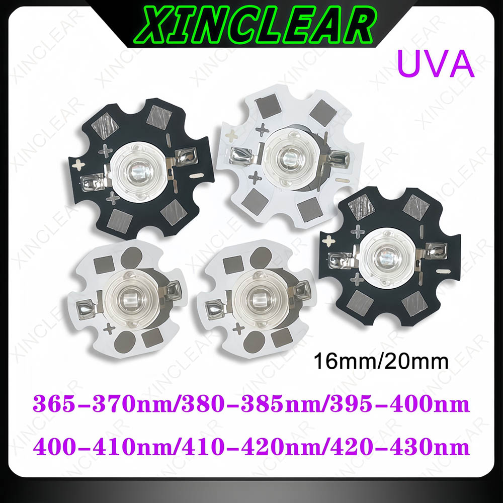 Chips LED UVA de 3W, 370nm, 38 - Jewelry Making Board reseña y precio