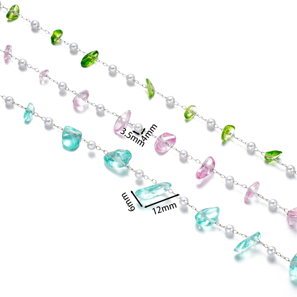 1Meter Crystal Glass Stone And - Jewelry Making Gemstones reseña y precio