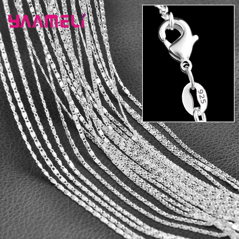 Cadena de plata de ley 925 de  - Lobster Clasp Silver reseña y precio